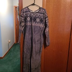 Warm one piece pajamas